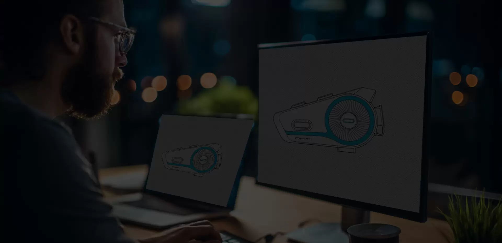 ชุดหูฟังบลูทูธอัจฉริยะสำหรับหมวกกันน็อค