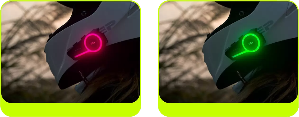 ชุดหูฟังบลูทูธอัจฉริยะสำหรับหมวกกันน็อคสำหรับรถจักรยานยนต์